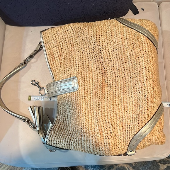 COACH Woven Hobo - Picture 6 of 8